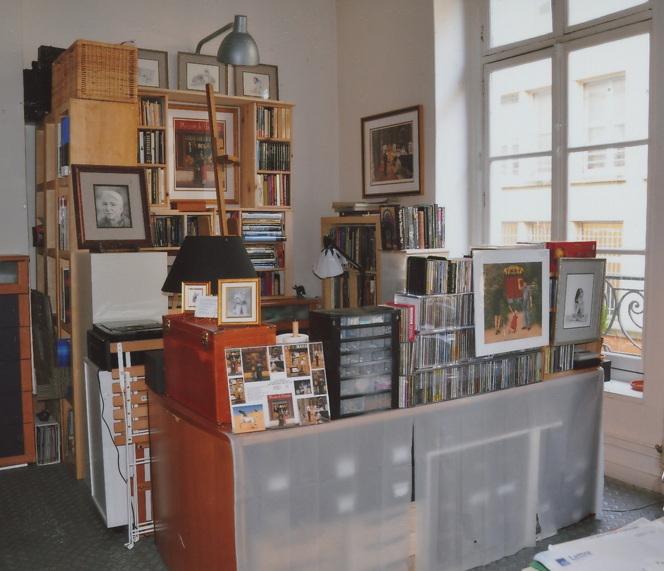 Ann's studio on rue d'Aboukir 
Photo © 2010 Ann James Massey